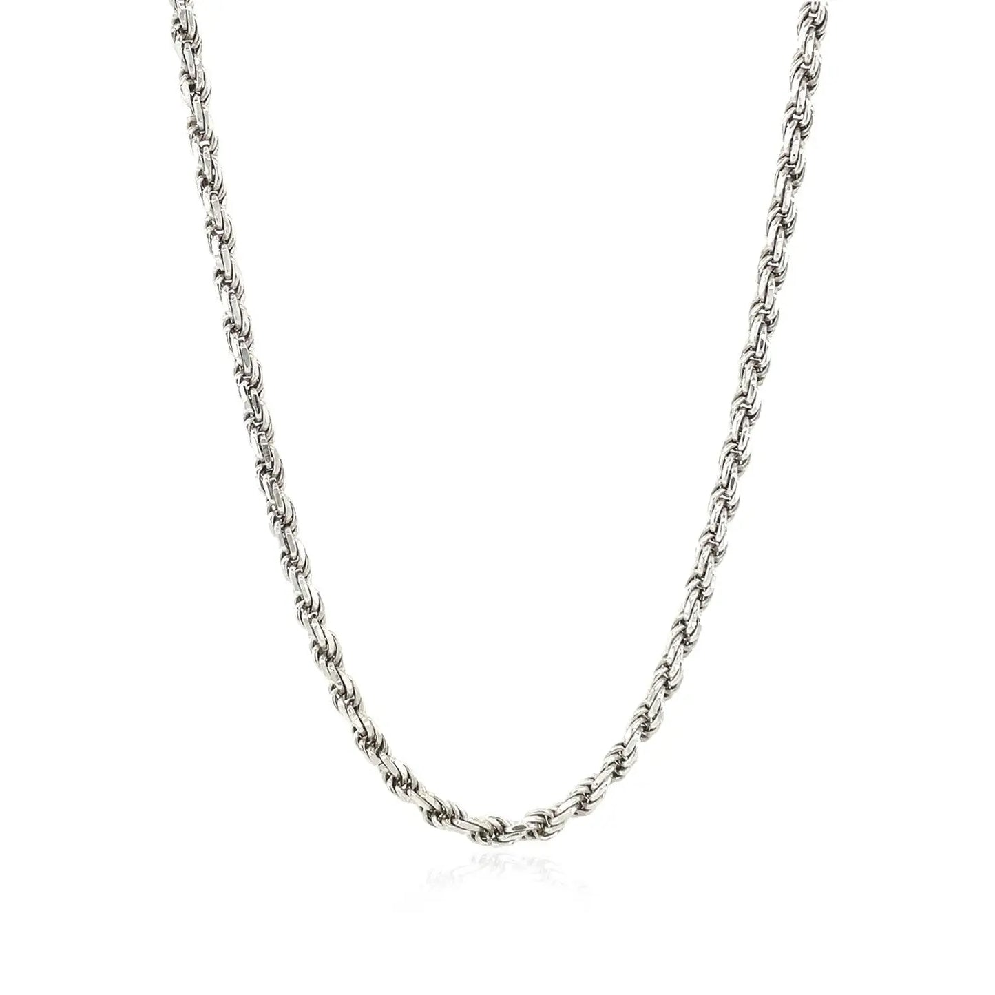 Sterling Silver Diamond Cut Rope Style Chain (2.90 mm) RCJ Chains  CELESTIA LUXE JEWELLERS