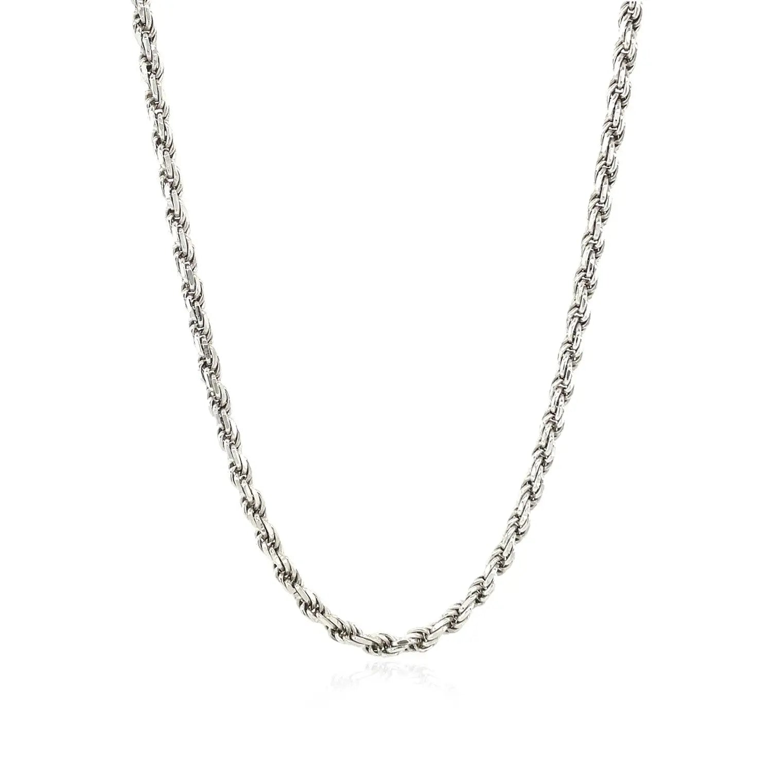 Sterling Silver Diamond Cut Rope Style Chain (2.90 mm) RCJ Chains  CELESTIA LUXE JEWELLERS