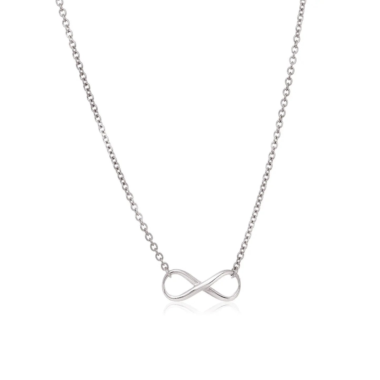 Sterling Silver Infinity Symbol Necklace RCJ Necklaces  CELESTIA LUXE JEWELLERS