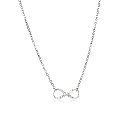 Sterling Silver Infinity Symbol Necklace RCJ Necklaces  CELESTIA LUXE JEWELLERS