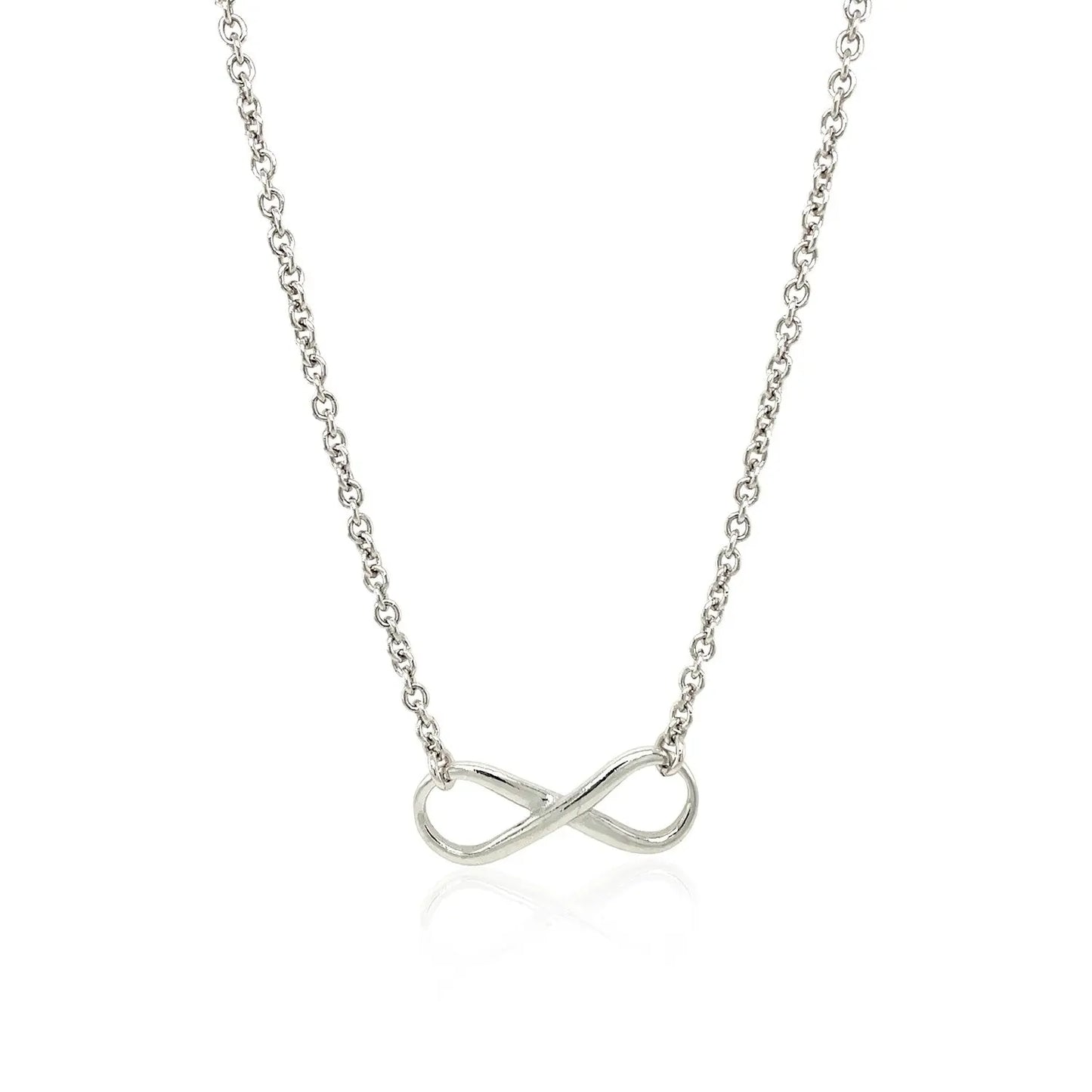 Sterling Silver Infinity Symbol Necklace RCJ Necklaces  CELESTIA LUXE JEWELLERS
