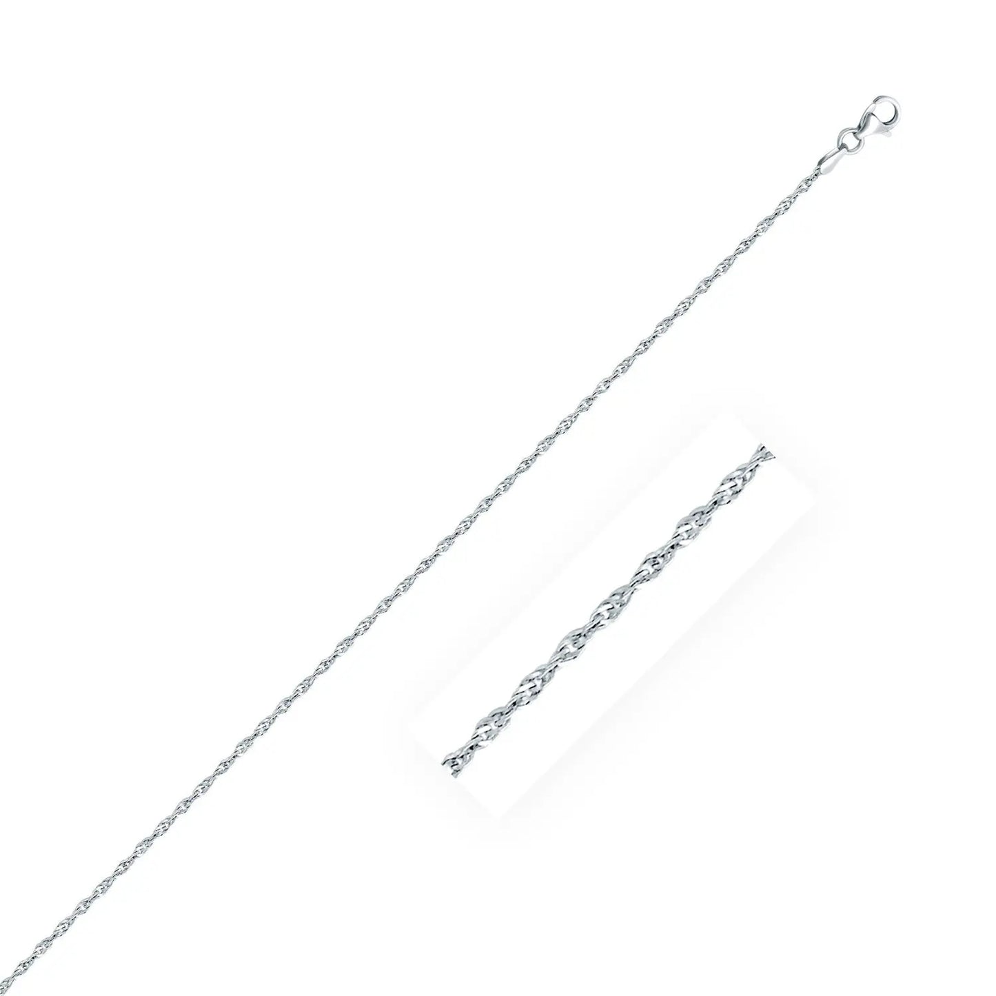Sterling Silver Singapore Style Chain (1.80 mm) RCJ Chains  CELESTIA LUXE JEWELLERS