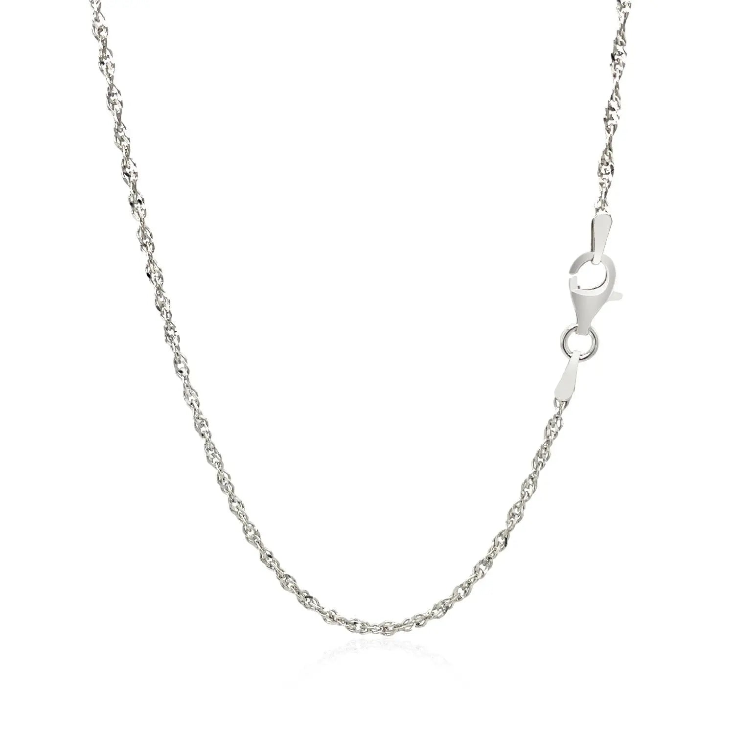 Sterling Silver Singapore Style Chain (1.80 mm) RCJ Chains  CELESTIA LUXE JEWELLERS