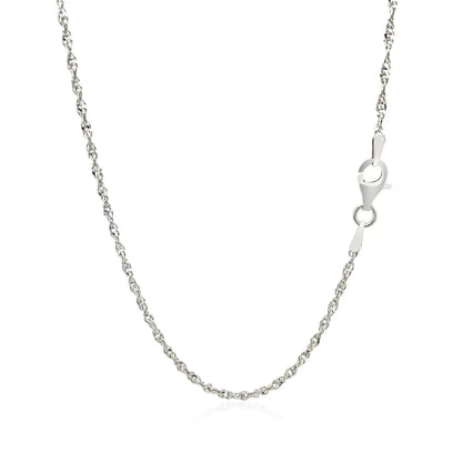 Sterling Silver Singapore Style Chain (1.80 mm) RCJ Chains  CELESTIA LUXE JEWELLERS