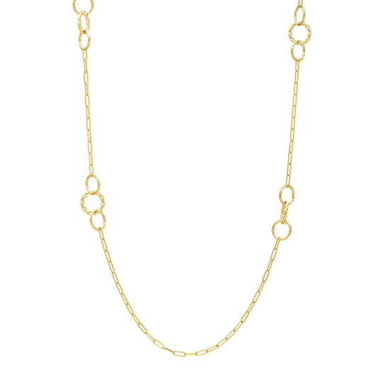 Twistted Link Necklace in 14K Yellow Gold RCJ Necklaces  CELESTIA LUXE JEWELLERS