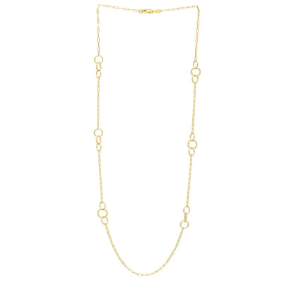 Twistted Link Necklace in 14K Yellow Gold RCJ Necklaces  CELESTIA LUXE JEWELLERS